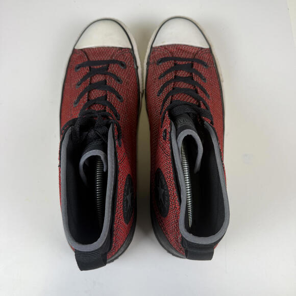 Converse All-Star Syde Street Mens 10.5 Womens 12.5 Shoes Red Mid Sneaker - Picture 6 of 9